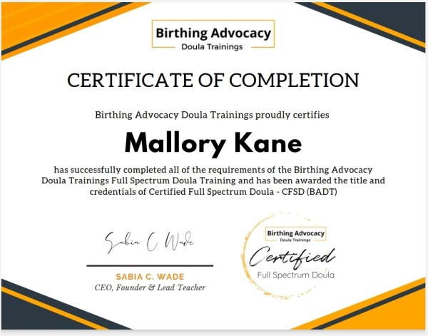Certification