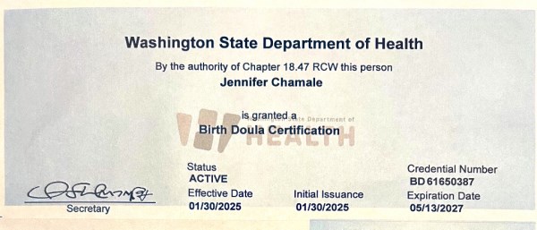 Certification