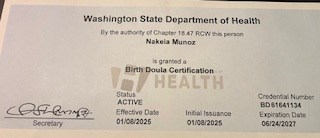 Certification