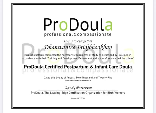 Certification