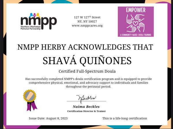 Certification
