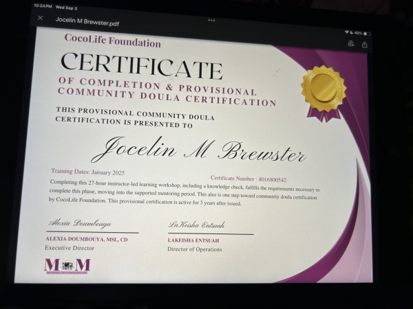Certification