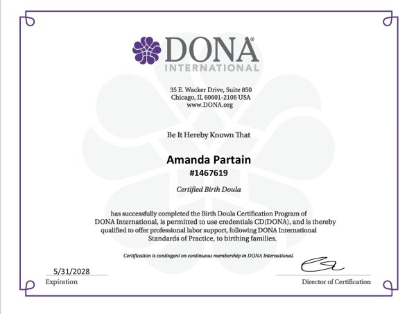 Certification