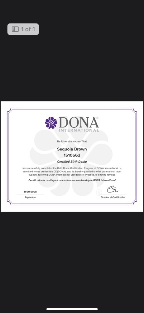 Certification