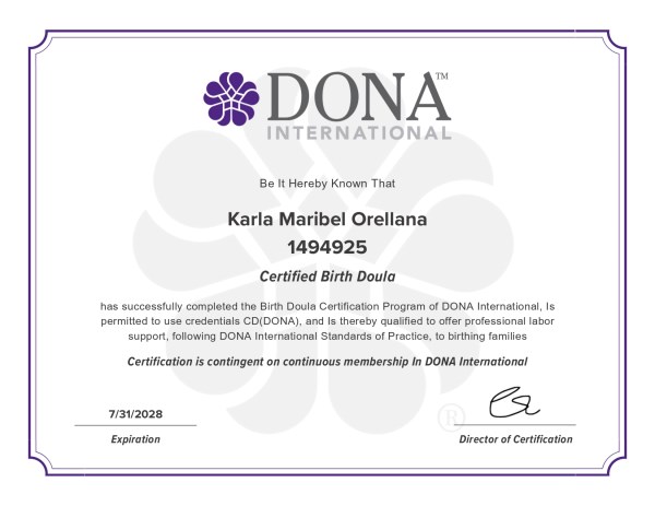 Certification