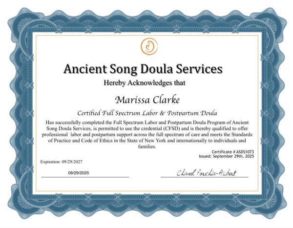 Certification