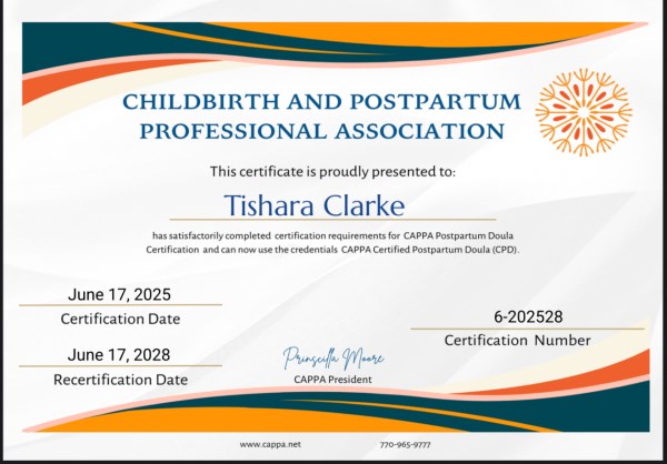Certification
