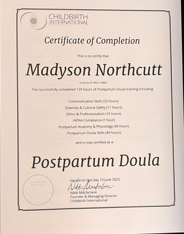 Certification