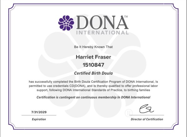Certification