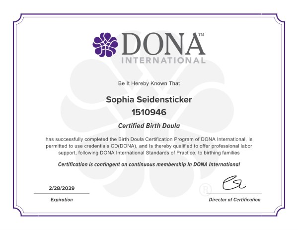 Certification