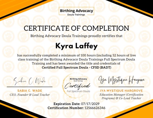 Certification