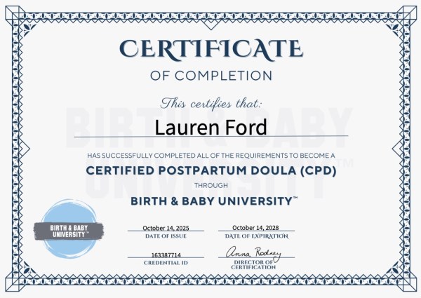 Certification