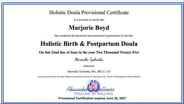 Certification