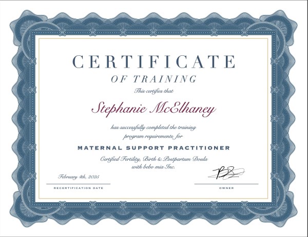 Certification