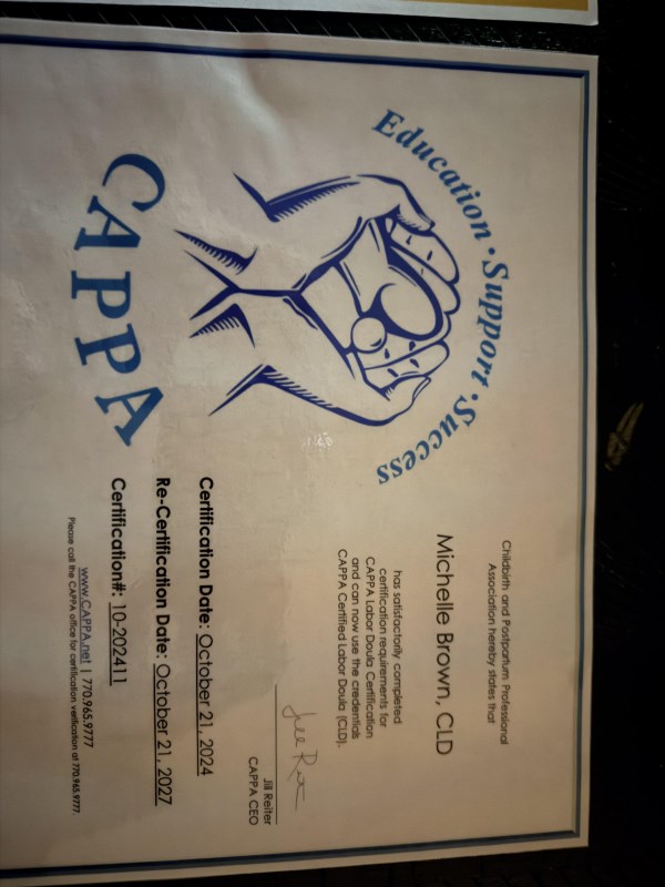 Certification