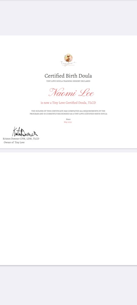 Certification