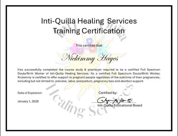 Certification