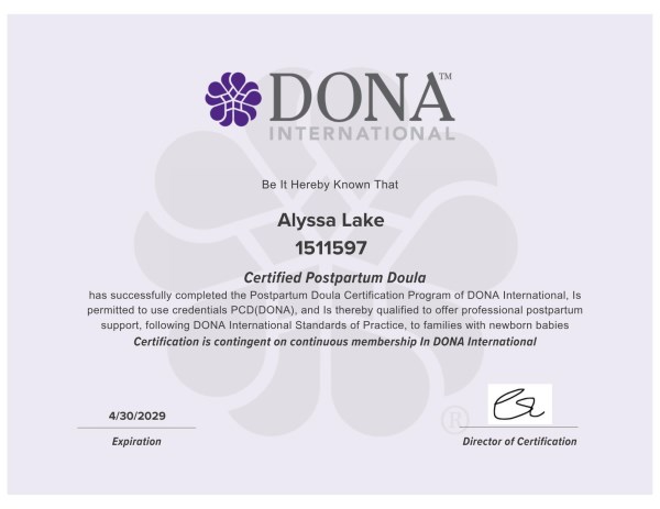Certification