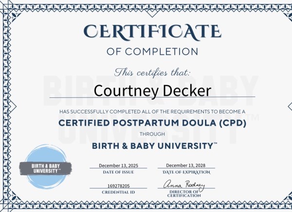 Certification