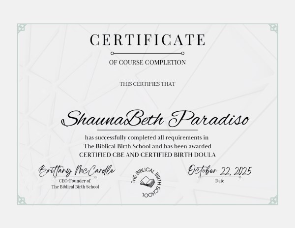 Certification