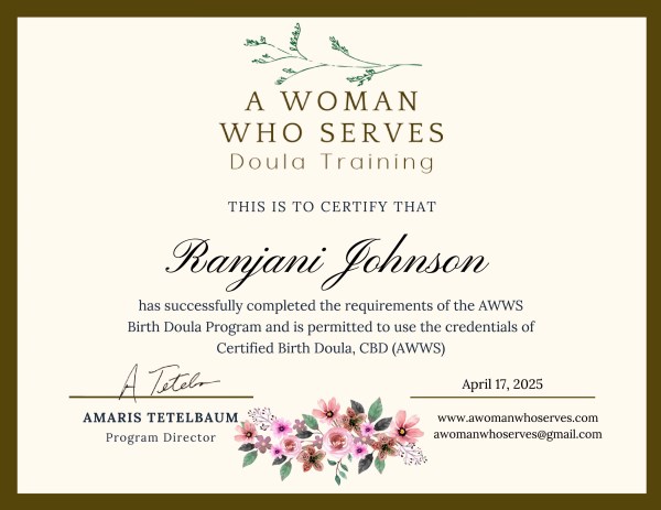 Certification