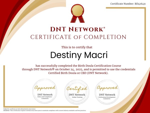 Certification