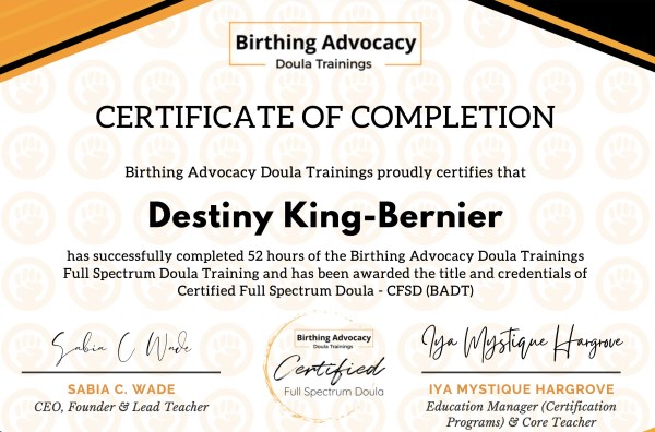 Certification
