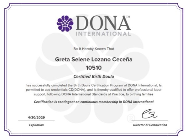 Certification