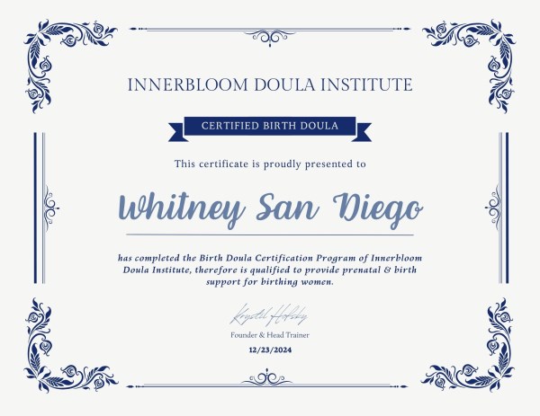 Certification
