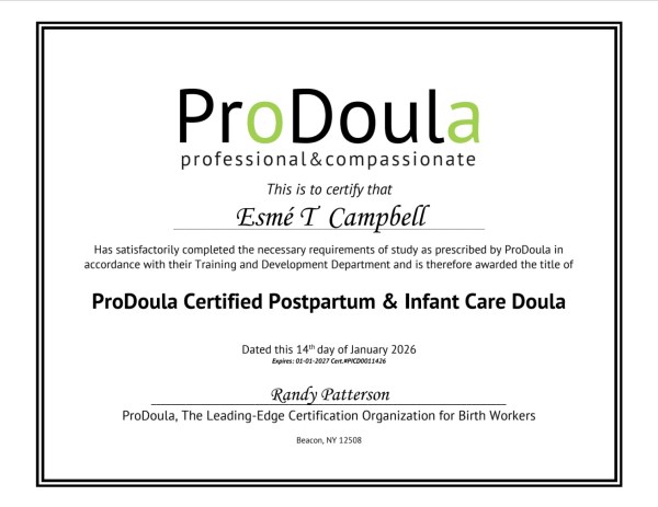 Certification