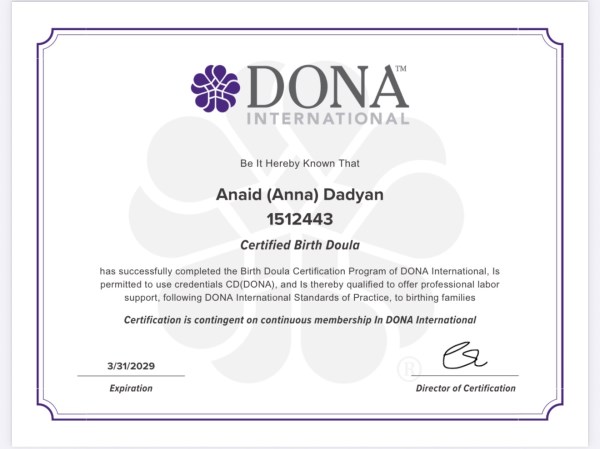 Certification