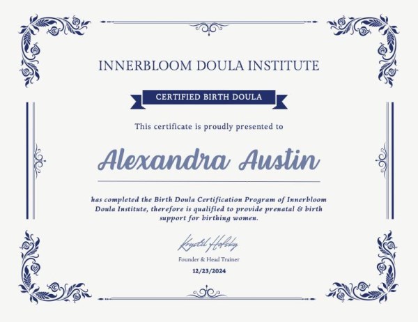 Certification