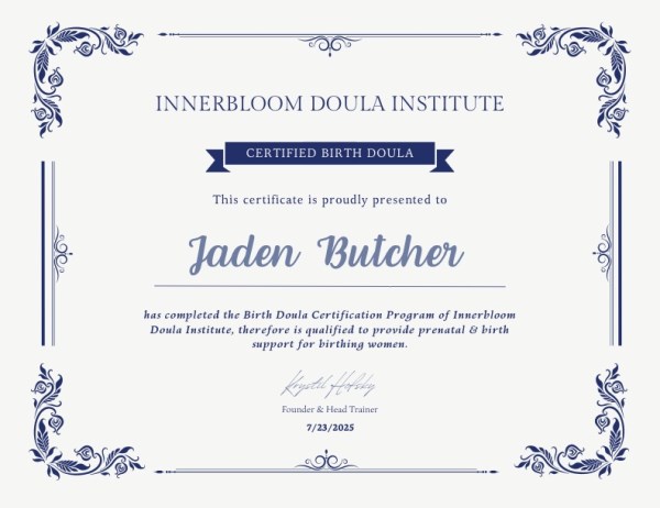 Certification