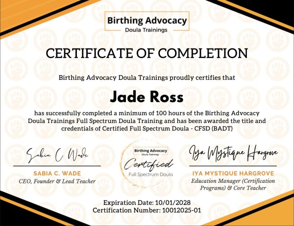 Certification