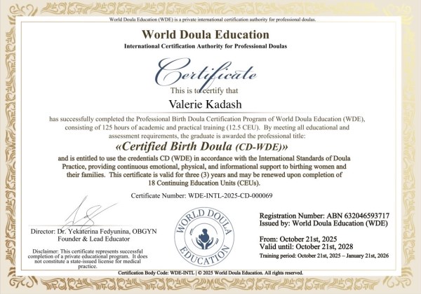Certification