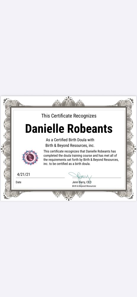Certification