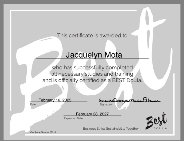 Certification