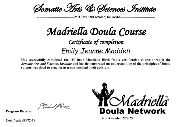 Certification