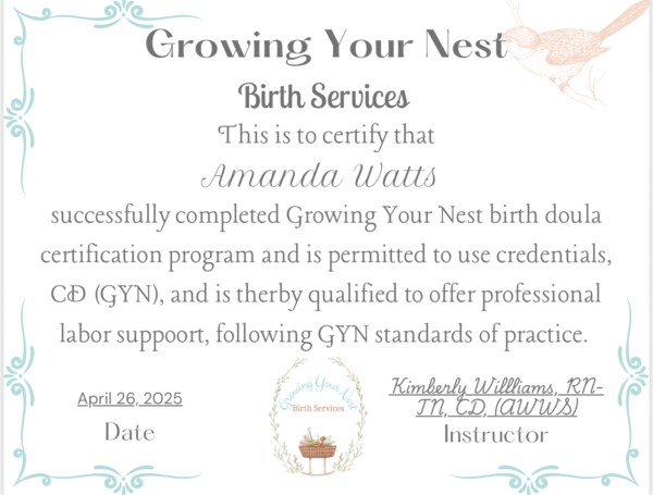 Certification