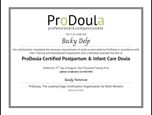 Certification
