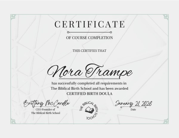 Certification