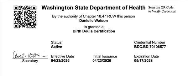 Certification