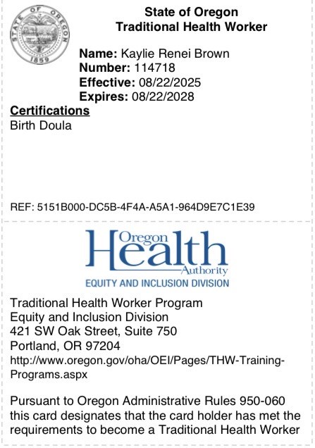 Certification
