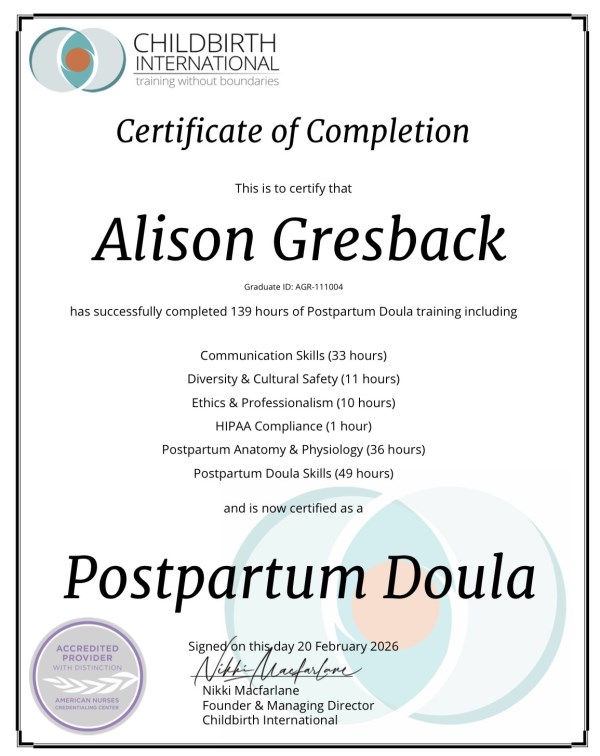 Certification