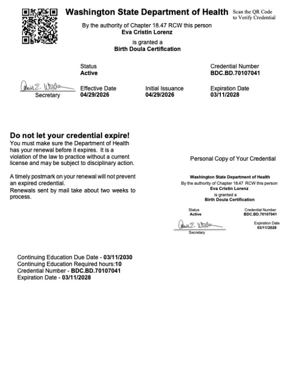 Certification