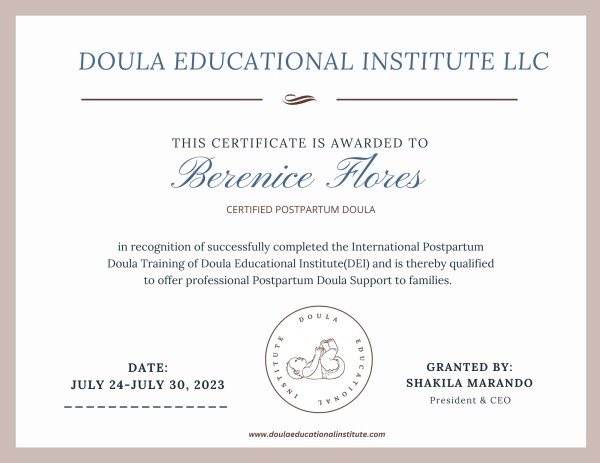 Certification