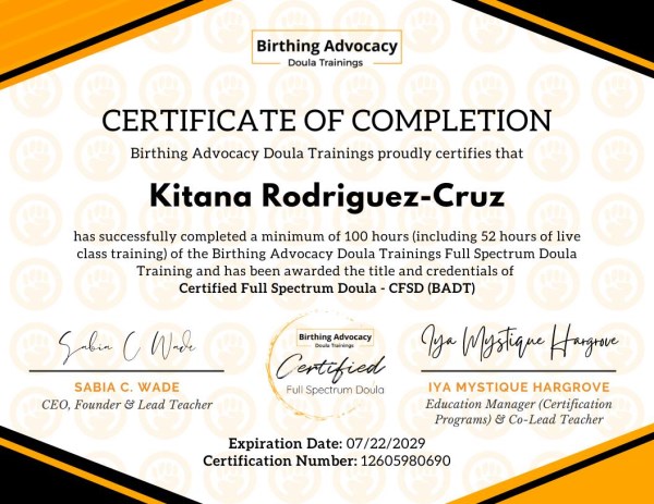 Certification