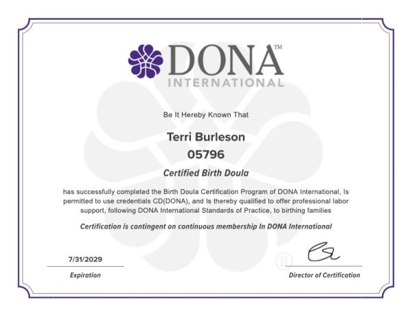 Certification