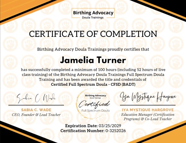 Certification