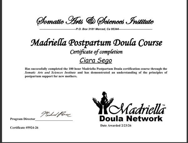 Certification